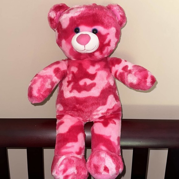 Build A Bear Workshop Pink Camo Bear‎ - Picture 1 of 5